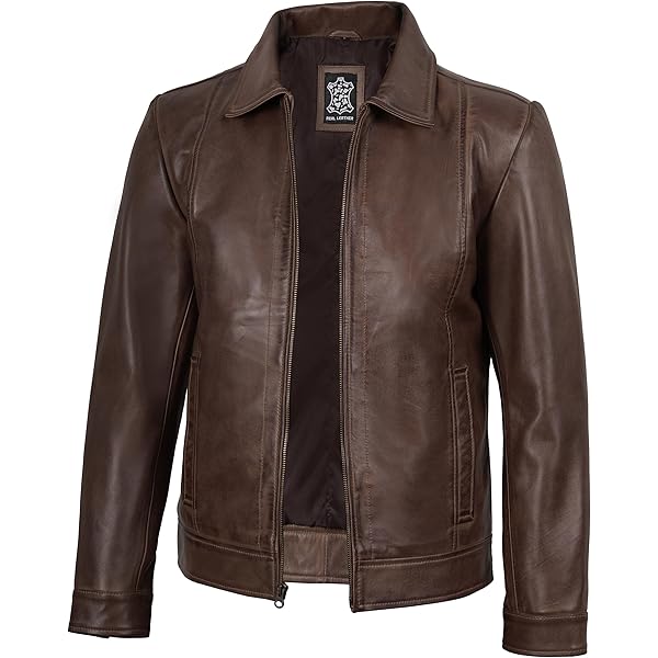 Oxdire Mortal Kombat X Jason Distressed Leather Brown Genuine